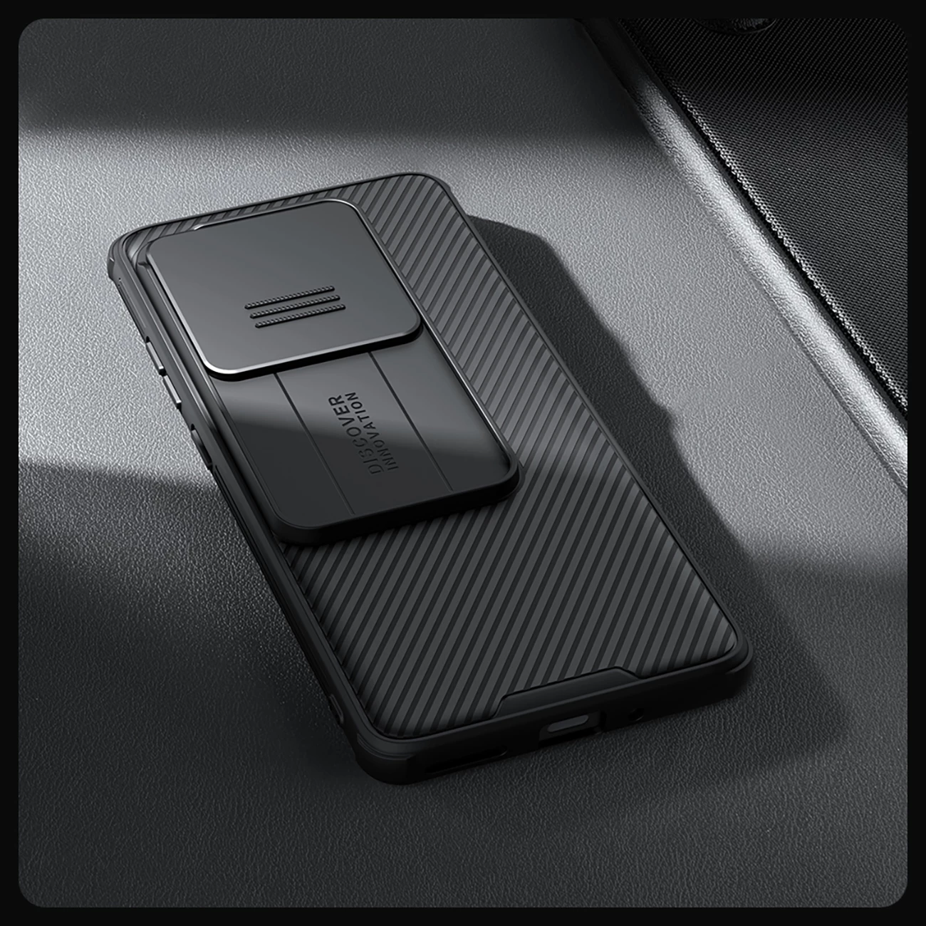 Ovitek za telefon Nillkin CamShield Pro za OnePlus Ace 3 / 12R, črn