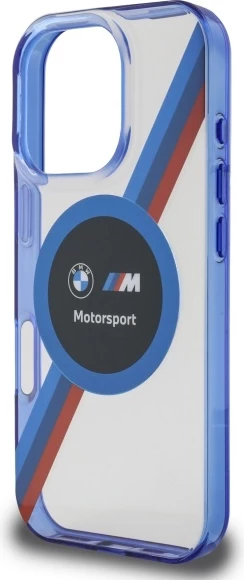 Prozoren ovitek BMW Motorsport IML Circle MagSafe za iPhone 16 Pro Max 6,9"
