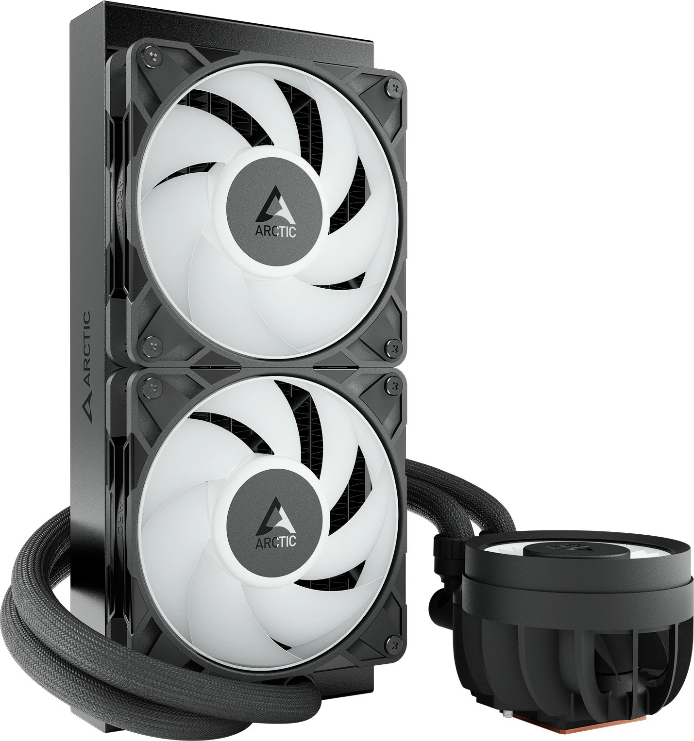Vodeno hlajenje Liquid Freezer III Pro 240 A-RGB, ARCTIC, 2x120mm, črno/bele