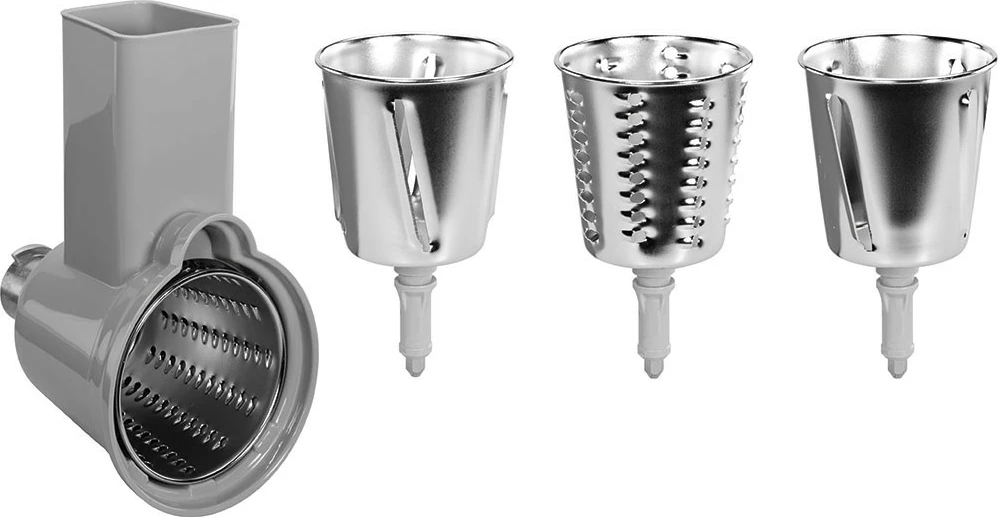Set za rezanje zelenjave, SMEG SMSG01, za SMF01/02/03/13, inox, siva