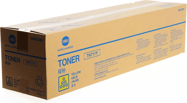 Toner kartuša standardna, 31.500 strani, rumena — Konica Minolta TN711Y A3VU250