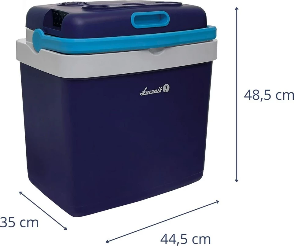 Prenosni hladilnik za avto Łucznik CBX-33 Cool&Go XL 33L, moder