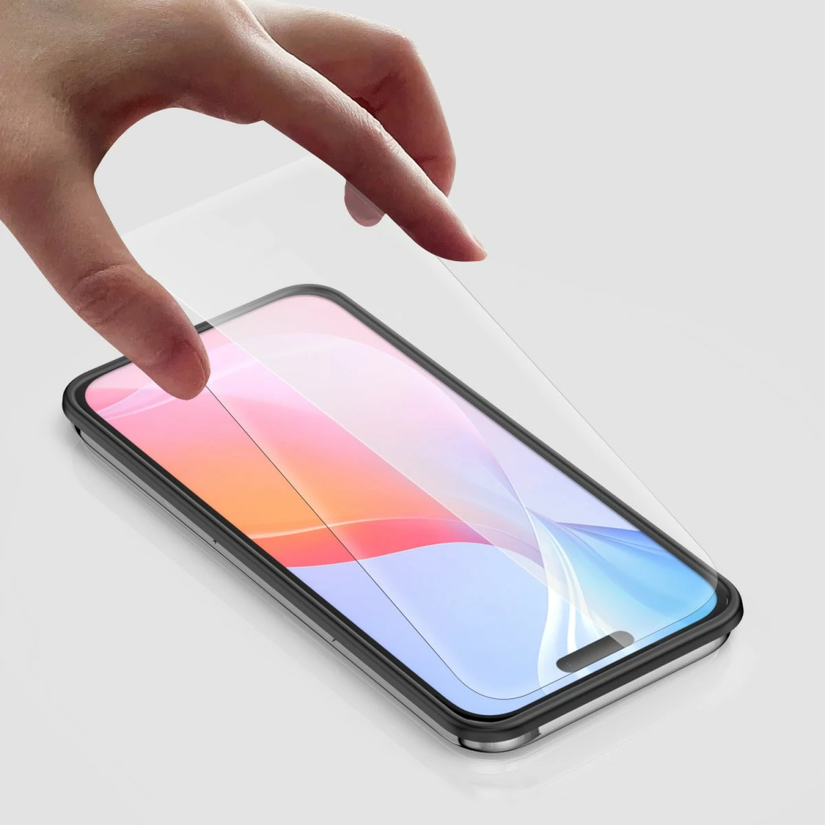 Trdo zaščitno steklo 4smarts za iPhone 16, prozorno