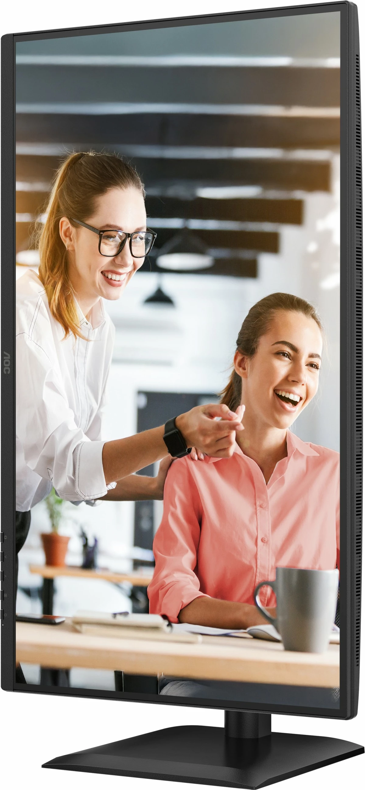 Monitor 27" (68,6 cm) Q27E4CV, HDMI+DP+USB-C, črn, AOC