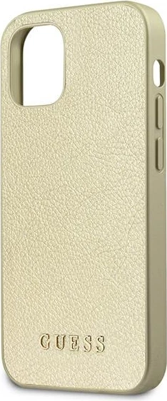 Ovitek za telefon Iridescent Guess za iPhone 12 mini, zlate barve