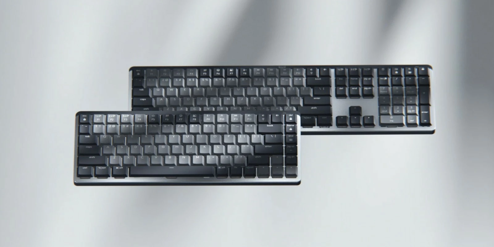 Mekančna mini tipkovnica, Logitech MX Mechanical Mini, brezžična, grafit