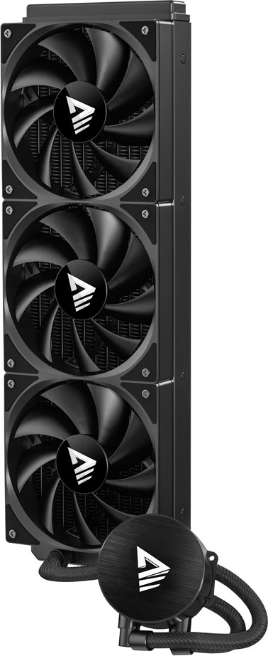 Vodeno hlajenje 360 mm Savio NOX, 3 ventilatorji 12 cm, za Intel Core i7, aluminij, črno