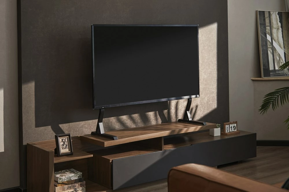 Namizno stojalo za TV Gembird TVS-D90F-01, 45-90", črno