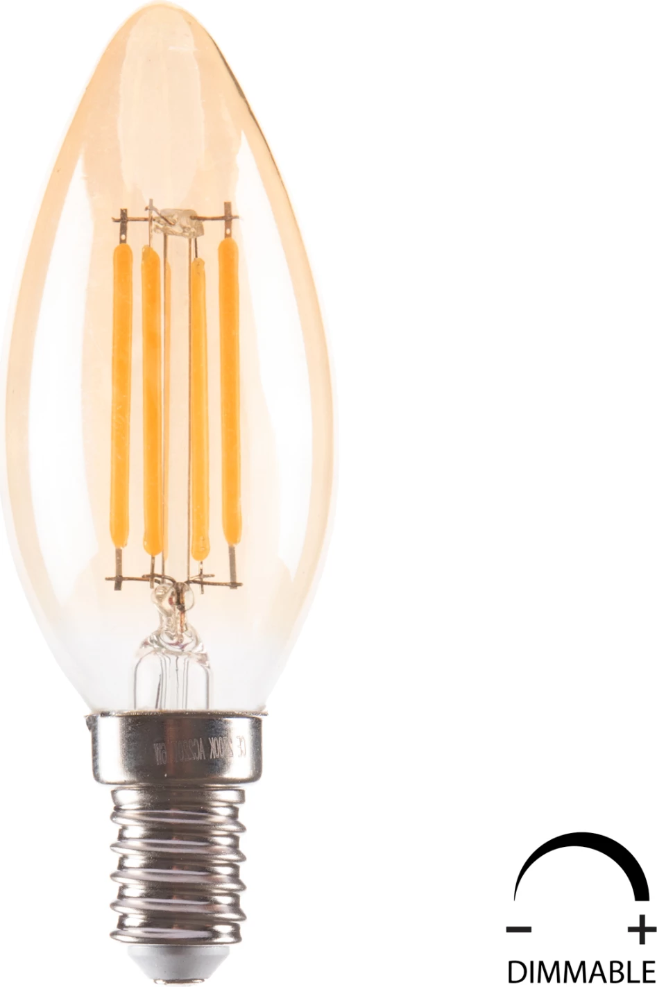 LED žarnica FH4048.02 filament 4W E14 3000K zlata zatemnljiva