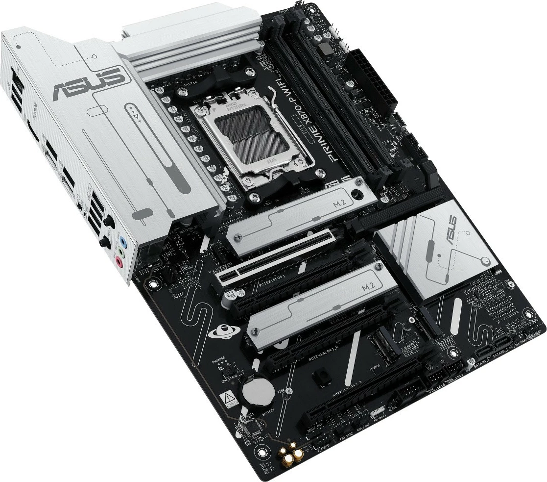 Matična plošča PRIME X870-P Wi‑Fi Asus, podnožje AM5, DDR5, ATX, črna