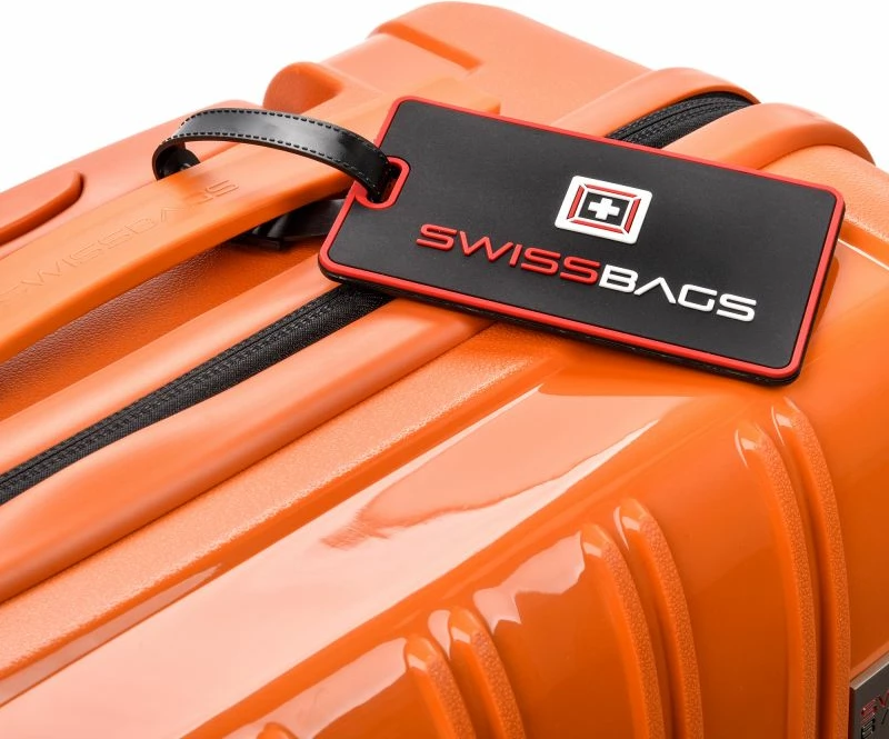 Kabineta kovček SwissBags za moške in ženske, oranžen
