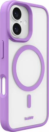Ovitek za telefon LAUT Huex Protect MagSafe za iPhone 16, vijoličen