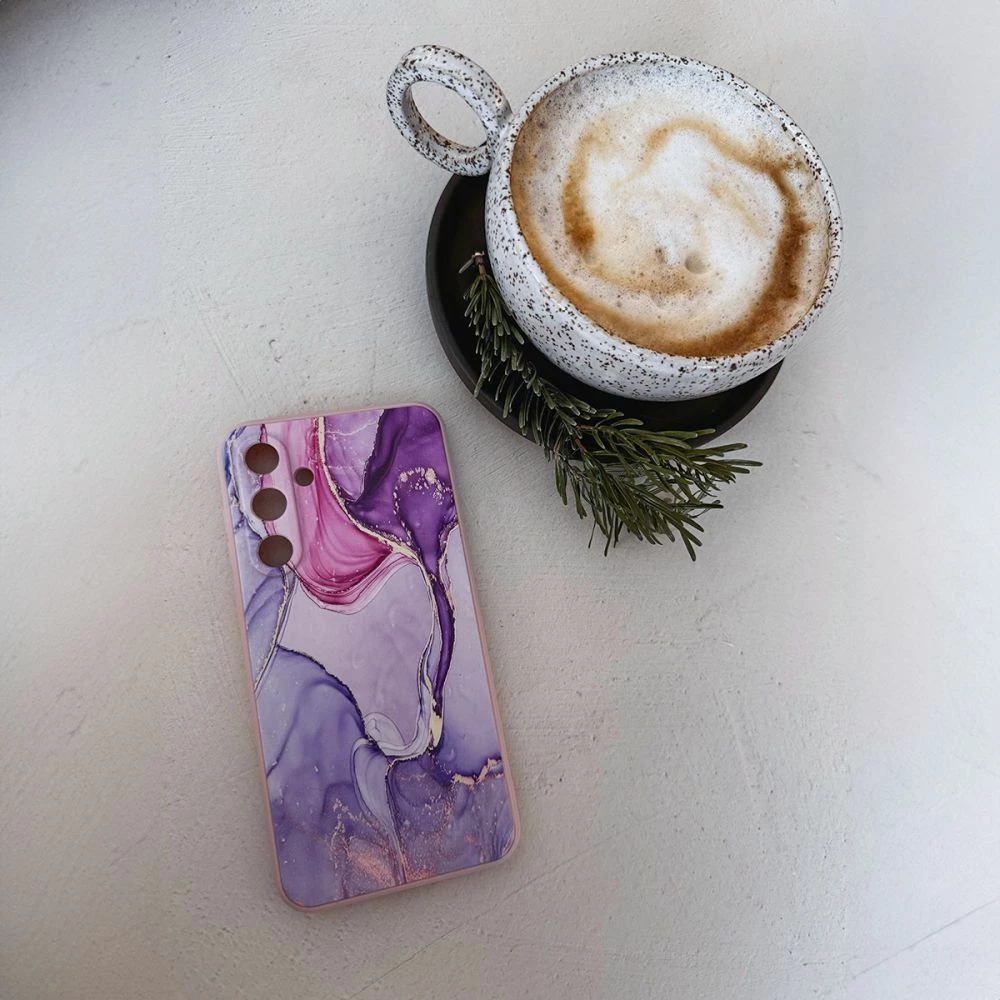 Ovitek Tech-Protect Icon za Samsung Galaxy A35 5G, rožnato in vijolično