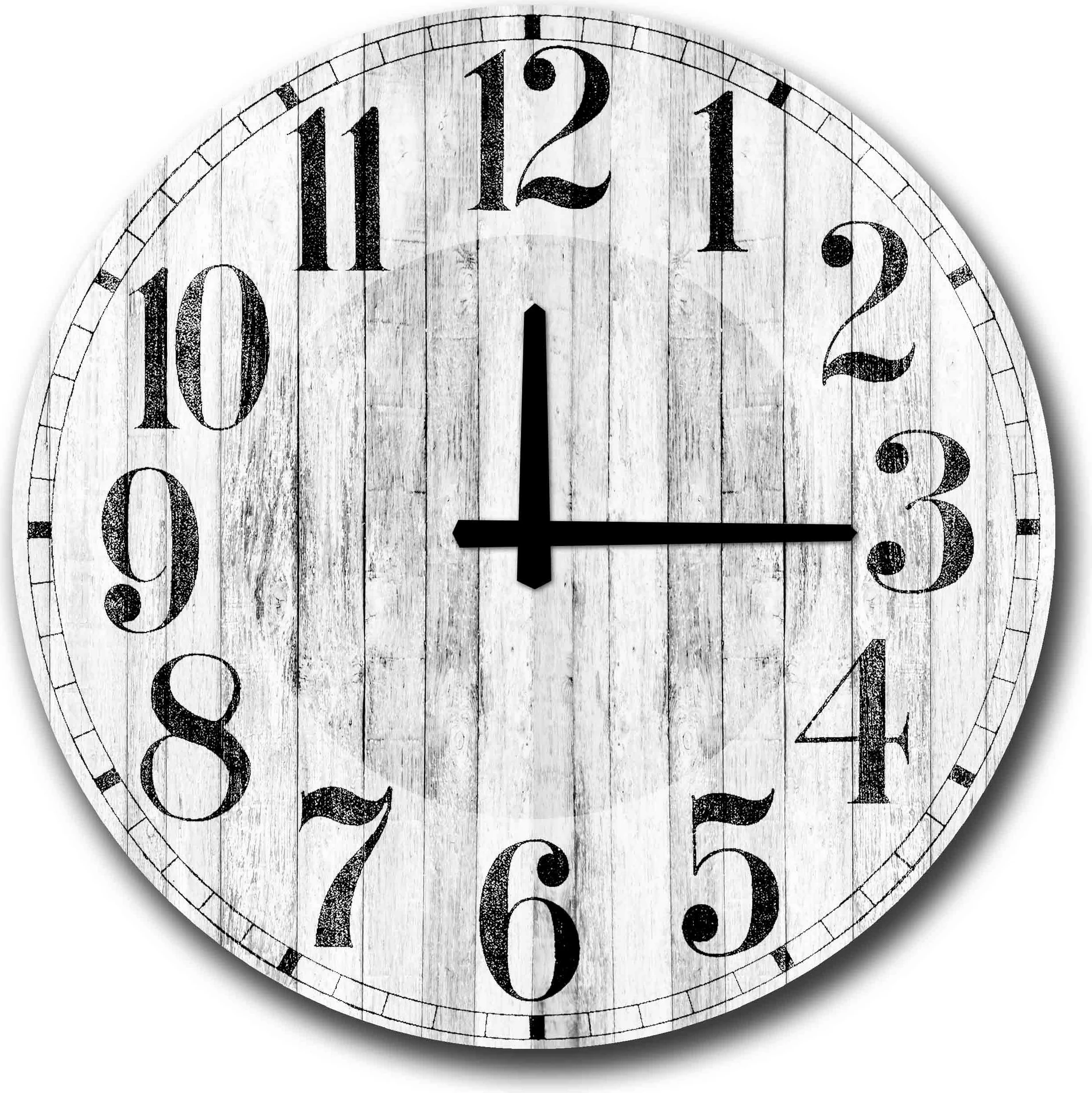 Dekorativna ura MDF, Wallity 5050MS-040, večbarvna, 50 cm