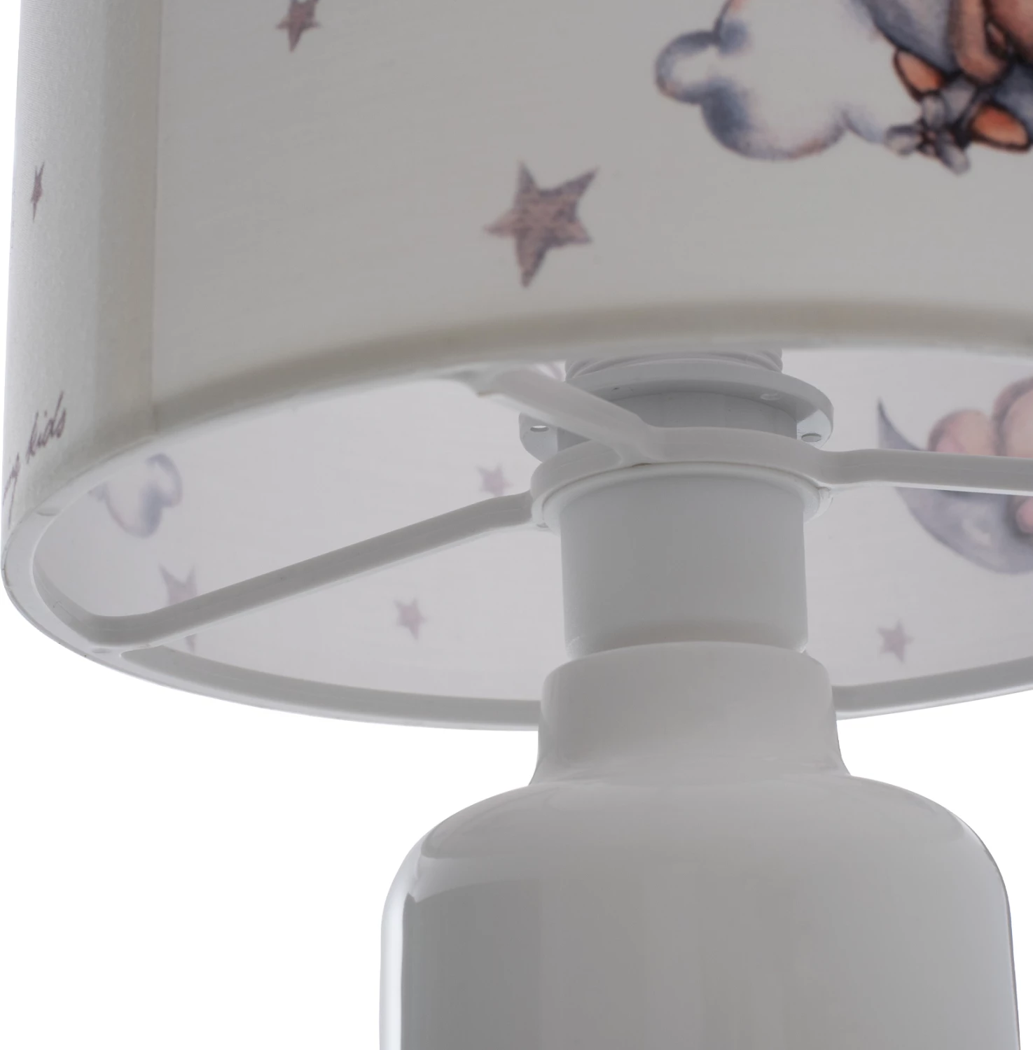 Namizna svetilka za otroško sobo iz blaga 'kapica' Φ24x32