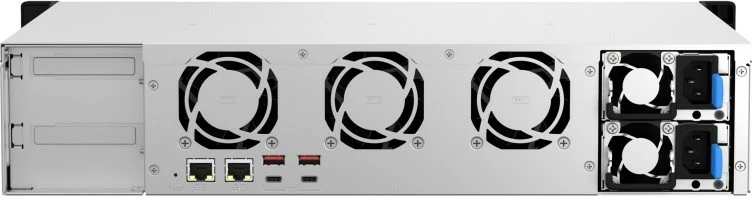 NAS 2U za rack, 8 mest za diske, QNAP TS-873AeU-RP-4G, AMD Ryzen V1500B, 4 GB RAM pomnilnik