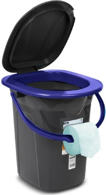 Prenosni stranišče GreenBlue GB320BB, črno/modro