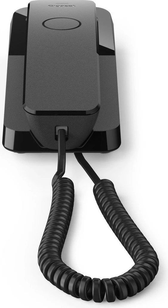 Analogen telefon z napeljavo Gigaset DESK 200, črn