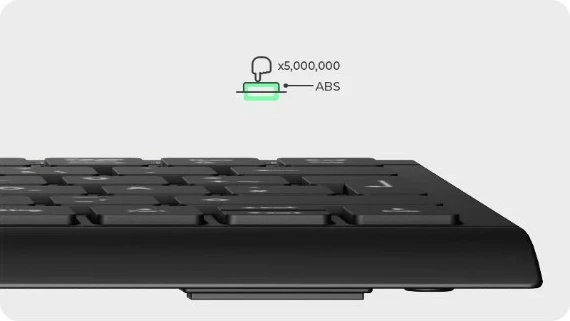 Kompaktna osvetljena tipkovnica KeySonic KSK-5011ELC, QWERTZ, LED, USB, črna