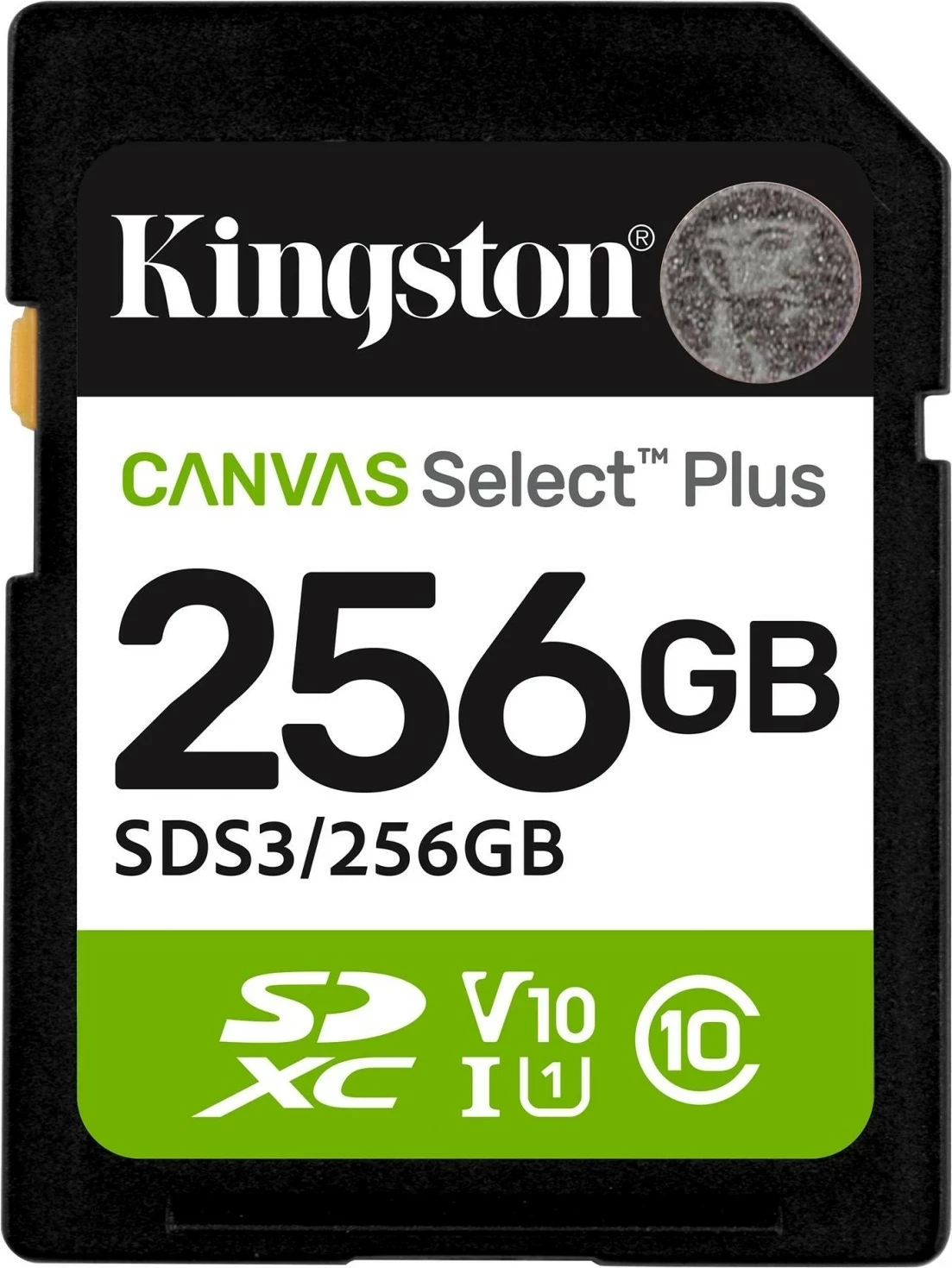 Kartica za pomnilnik Kingston Canvas Select Plus Gen3 256GB SDXC UHS-I Class 10