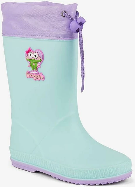 Otroške škornji Coqui, vijolično in zeleno