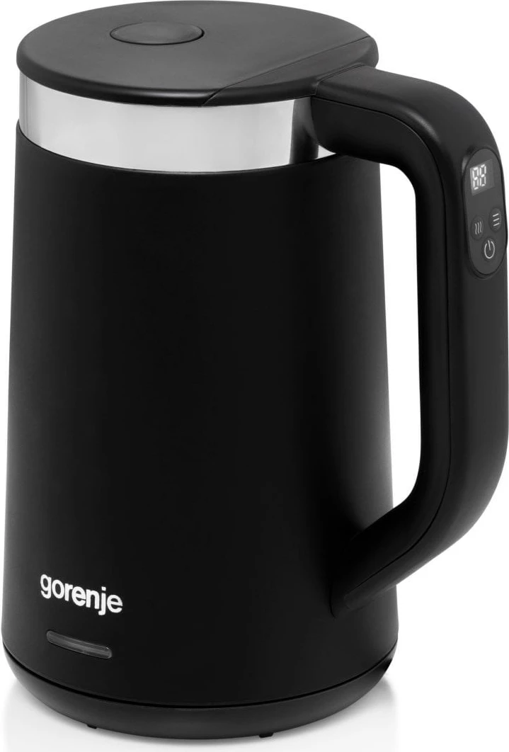 Električni grelnik vode Gorenje K17TRDW, 1,7 L, 2200 W, črn