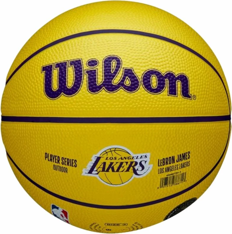 Košarkarska žoga Wilson LeBron James, rumena