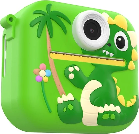 Fotoaparat, 48 MP, takojšnje tiskanje, 13 dodatkov, bel, Tracer DinoCam