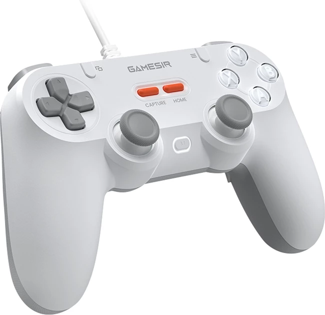 Žični kontroler GameSir T3 WT Tegenaria Lite, 1000 Hz, palice s Hall efektom, dva vibracijska motorja, bel