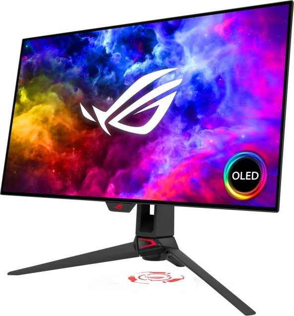OLED monitor 26,5" WQHD za igre ASUS ROG Swift PG27AQDM, FreeSync Premium, črn