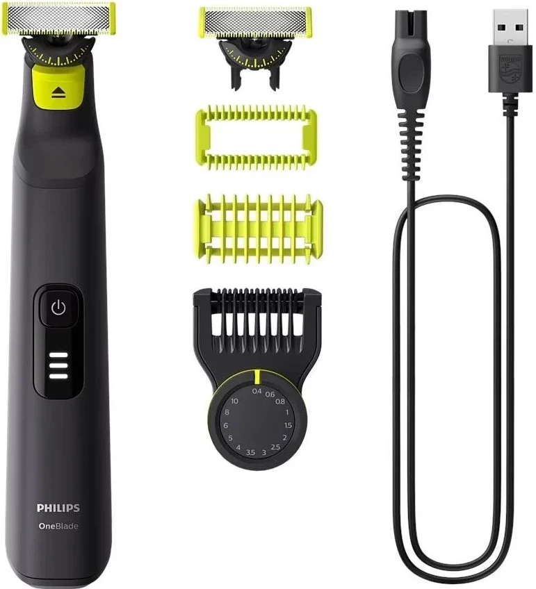Trimer za obraz Philips OneBlade Pro 360 QP6542/15, črn