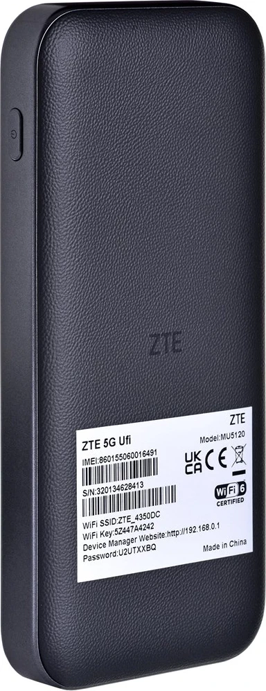Brezžični router ZTE MU5120, temno siva