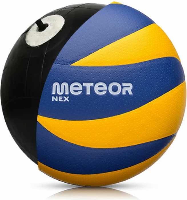 Volejbalna žoga Meteor za moške/ženske, modro-rumena