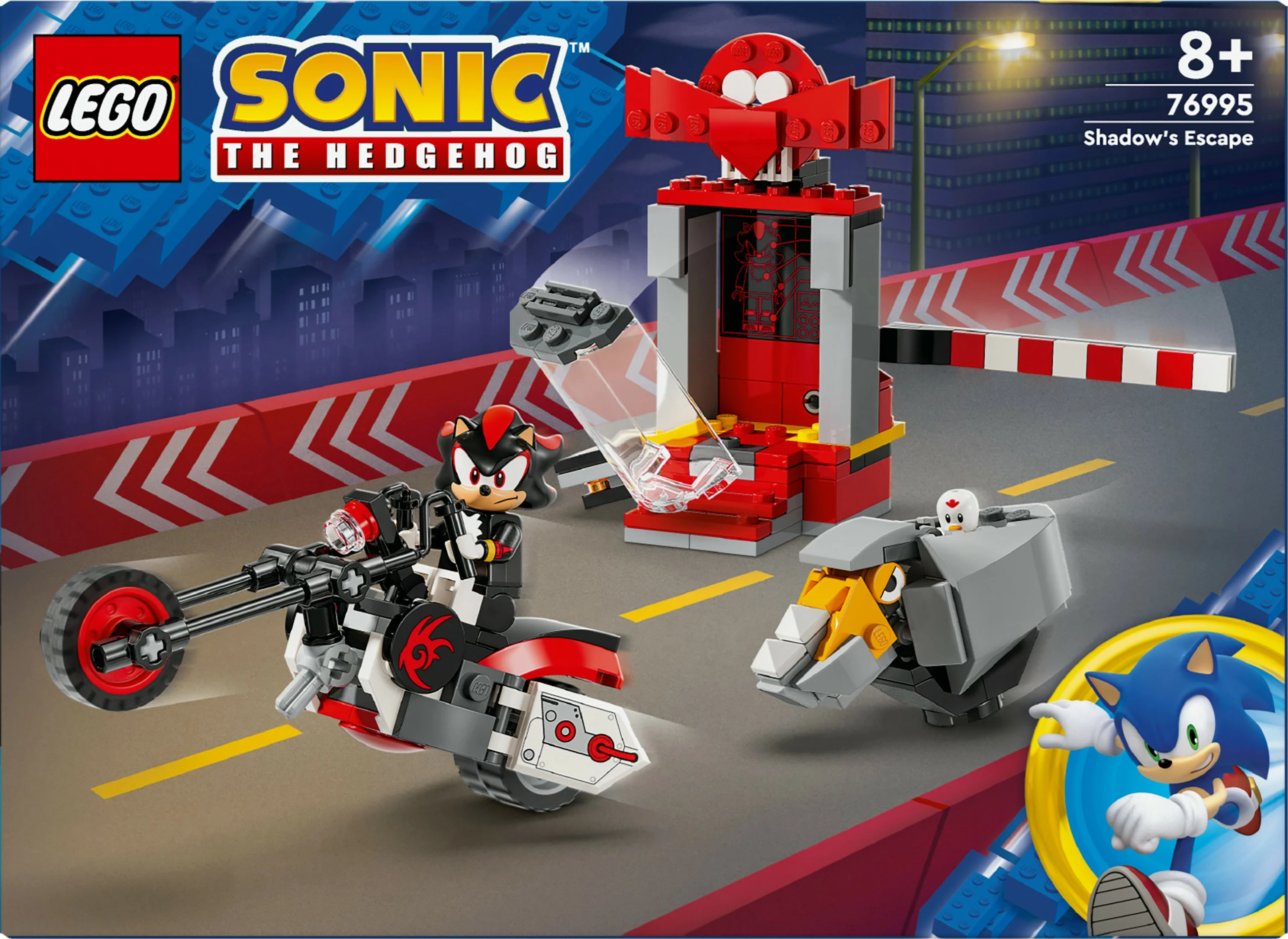 Gradbeni set Shadow’s Escape, LEGO Sonic the Hedgehog 76995, večbarven