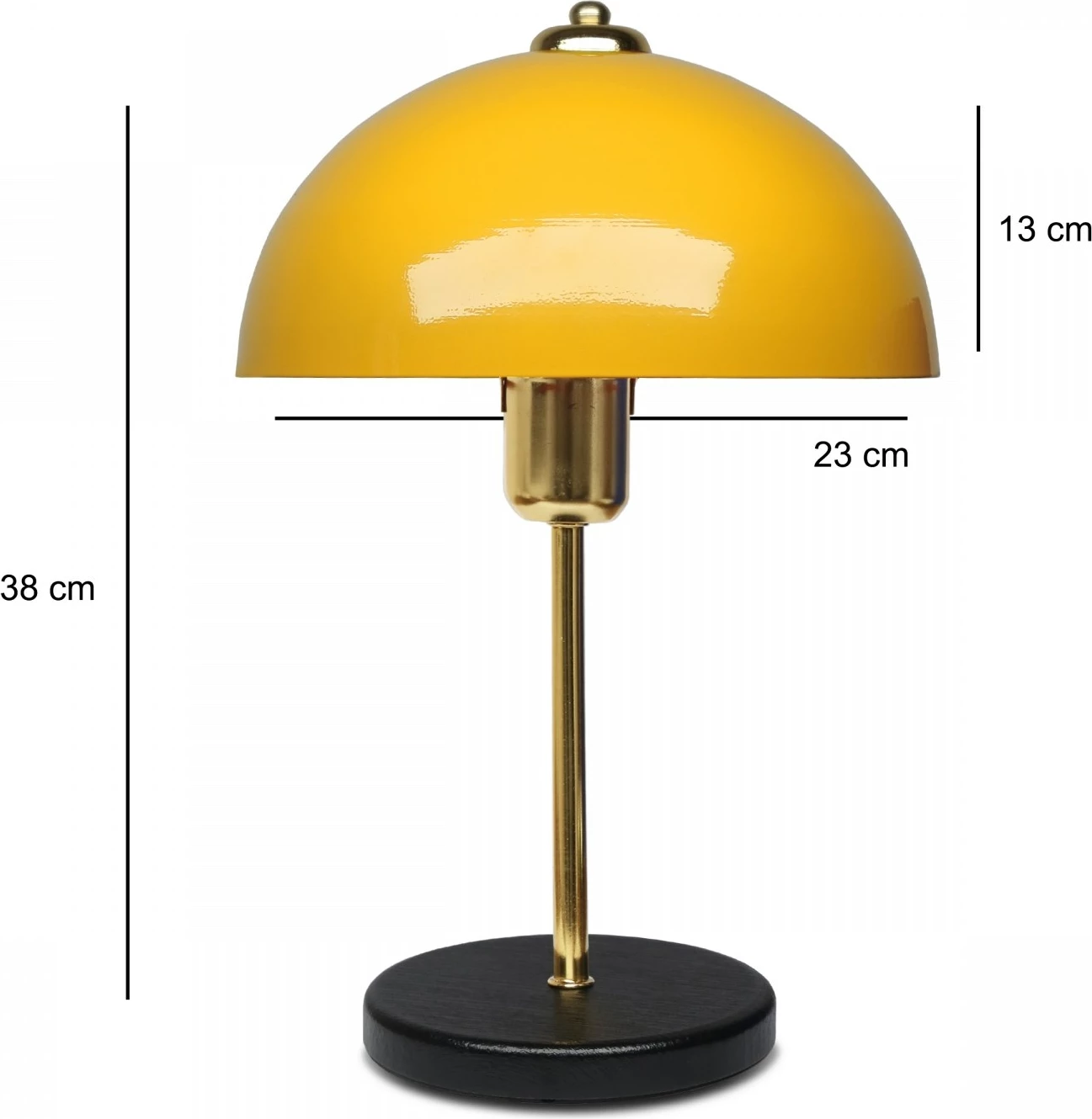 Namizna svetilka Opviq AYD-3667, rumena