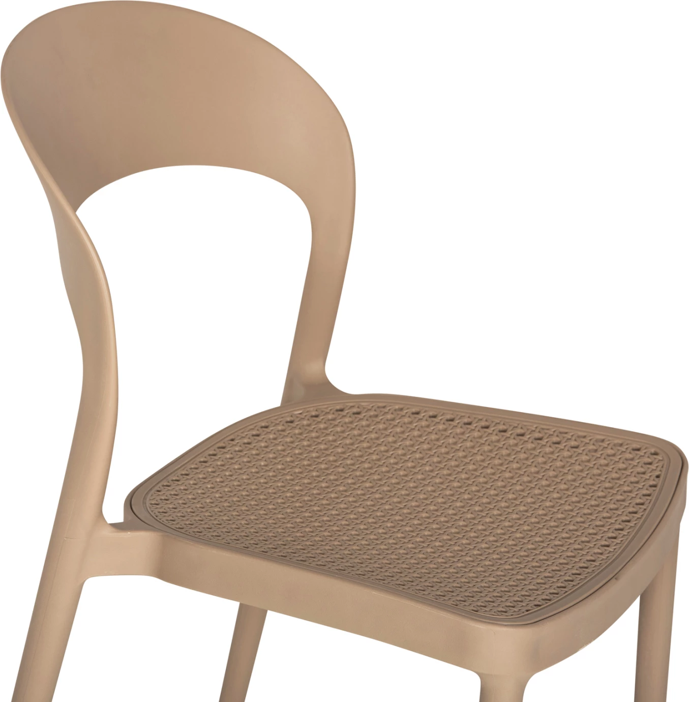 Stol iz polipropilena CLEO FH5936.03 kapučino 49x54,5x80,5H cm