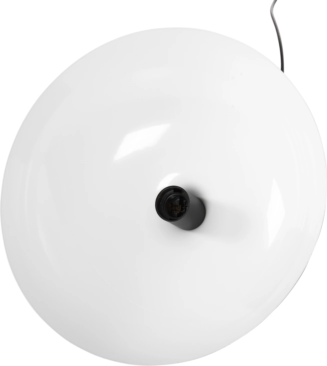 Stropna viseča svetilka FH4156 črna kovinsko-lesena podrobnost Φ35x112Hcm