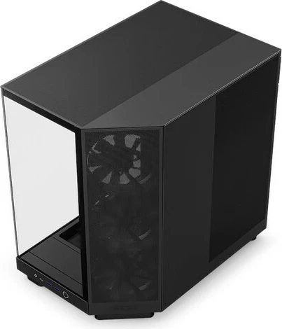 Računalniško ohišje NZXT H6 Flow Midi Tower, temperirano steklo, črno