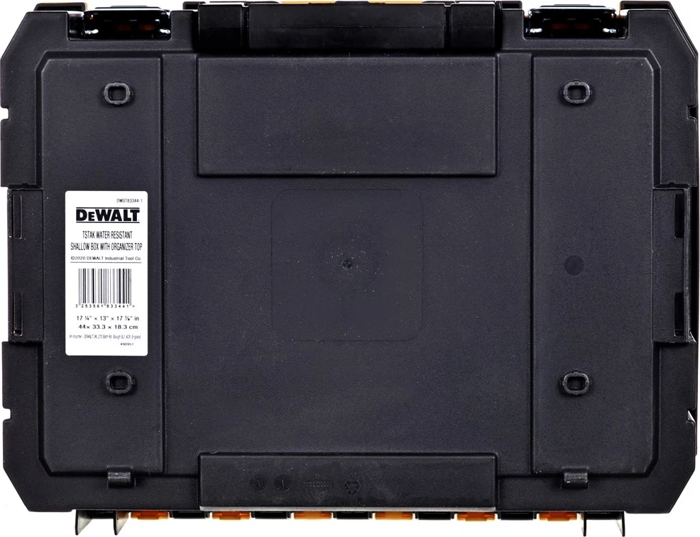 Kovček za orodje DeWalt DWST83344-1, črno/rumen