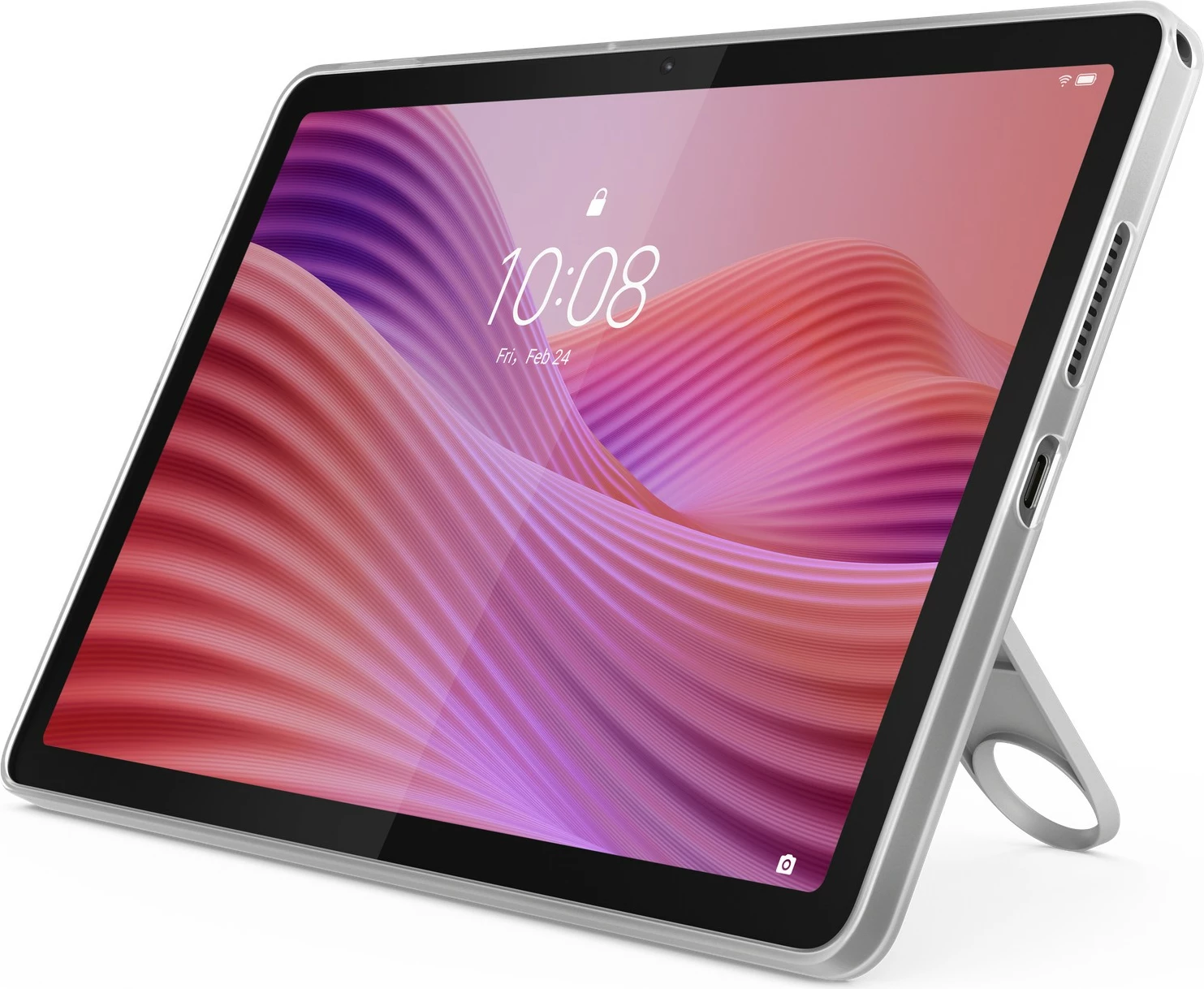 Tablet z 64 GB s ovitkom, črn — Lenovo