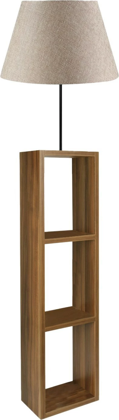 Stojna svetilka iz lesa, rjava in bež, Opviq AYD-1769