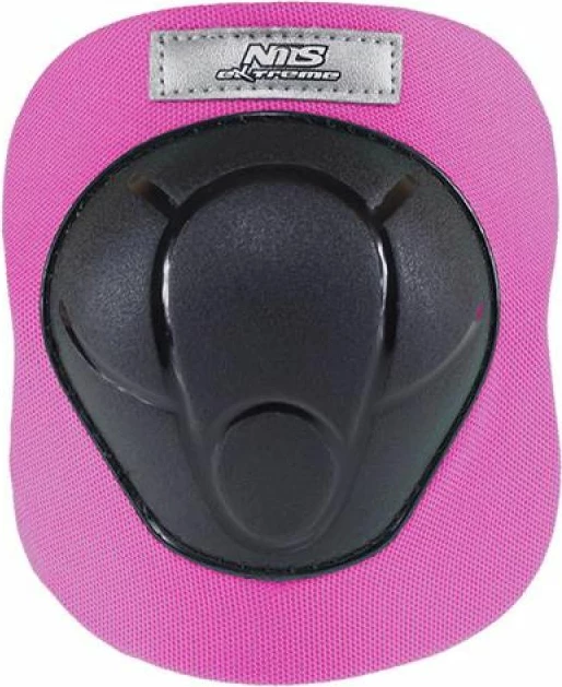 Komplet zaščitnikov, črno-rožnat Nils Extreme H210, velikost L