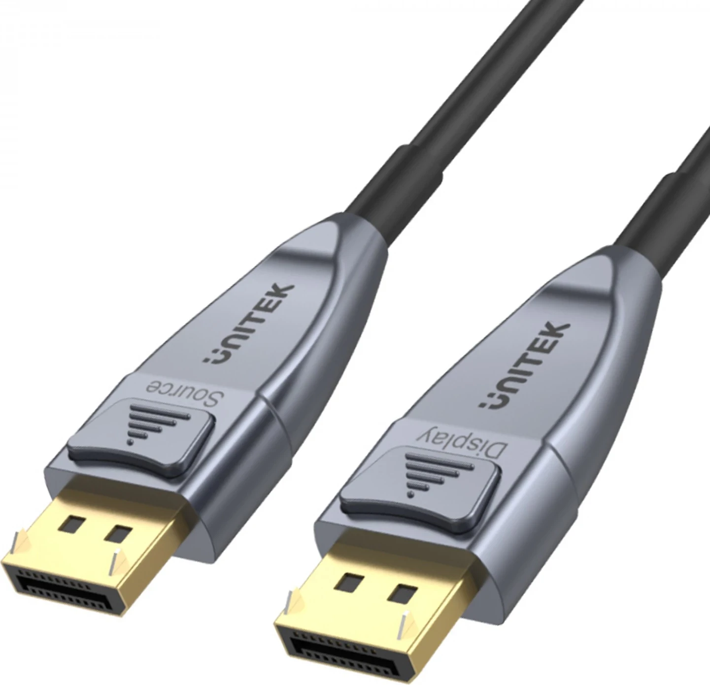 Kabrlja DisplayPort 1.4, 8K, 20,0 m, črno-srebrna - Unitek