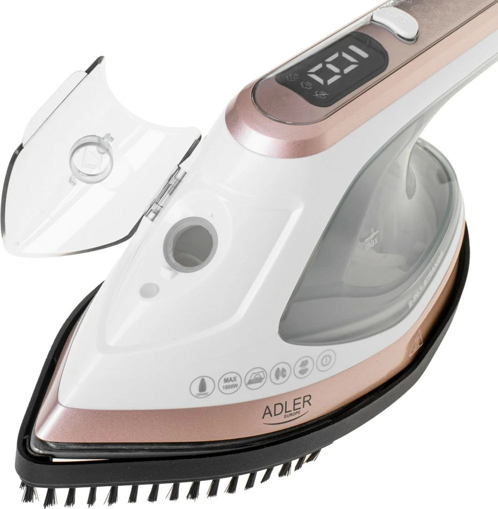 Parni likalnik za oblačila Adler AD 5044, 1800 W, bel