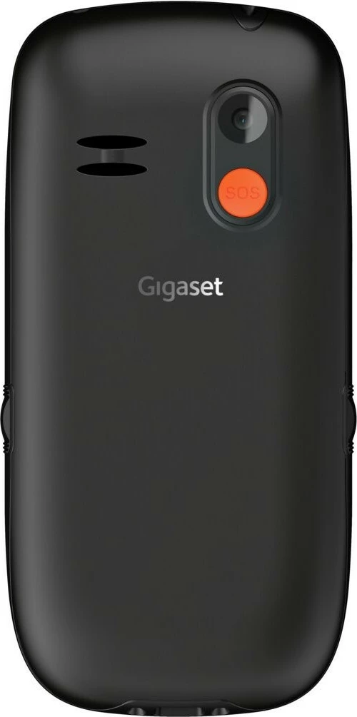 Enostaven mobilni telefon Gigaset GL395, 32MB, 2G, microSD, črn