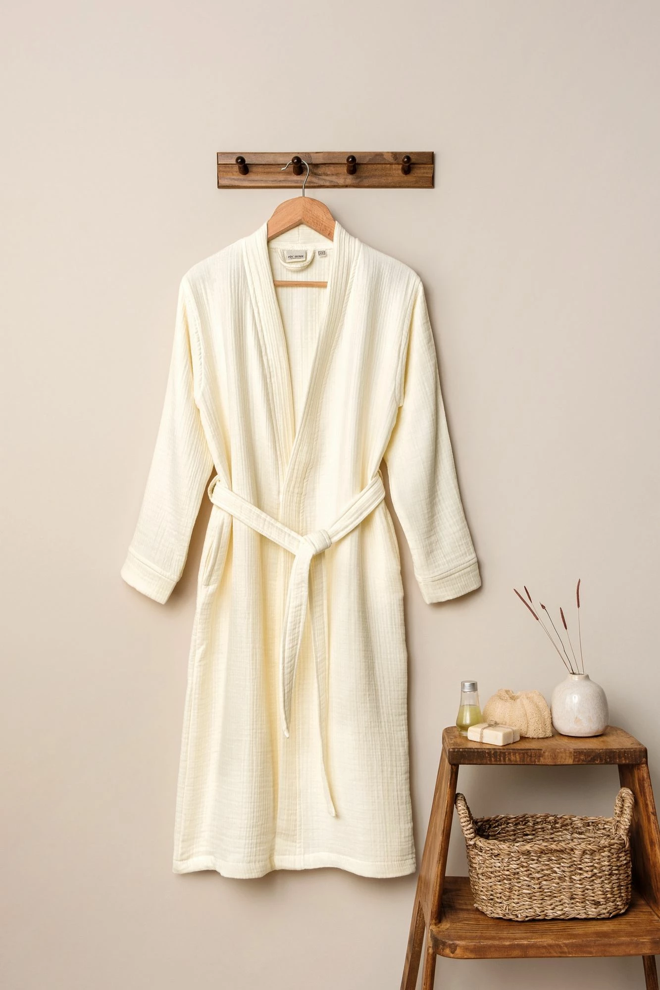 Kopalna halja unisex, kimono, ecru, Mijölnir