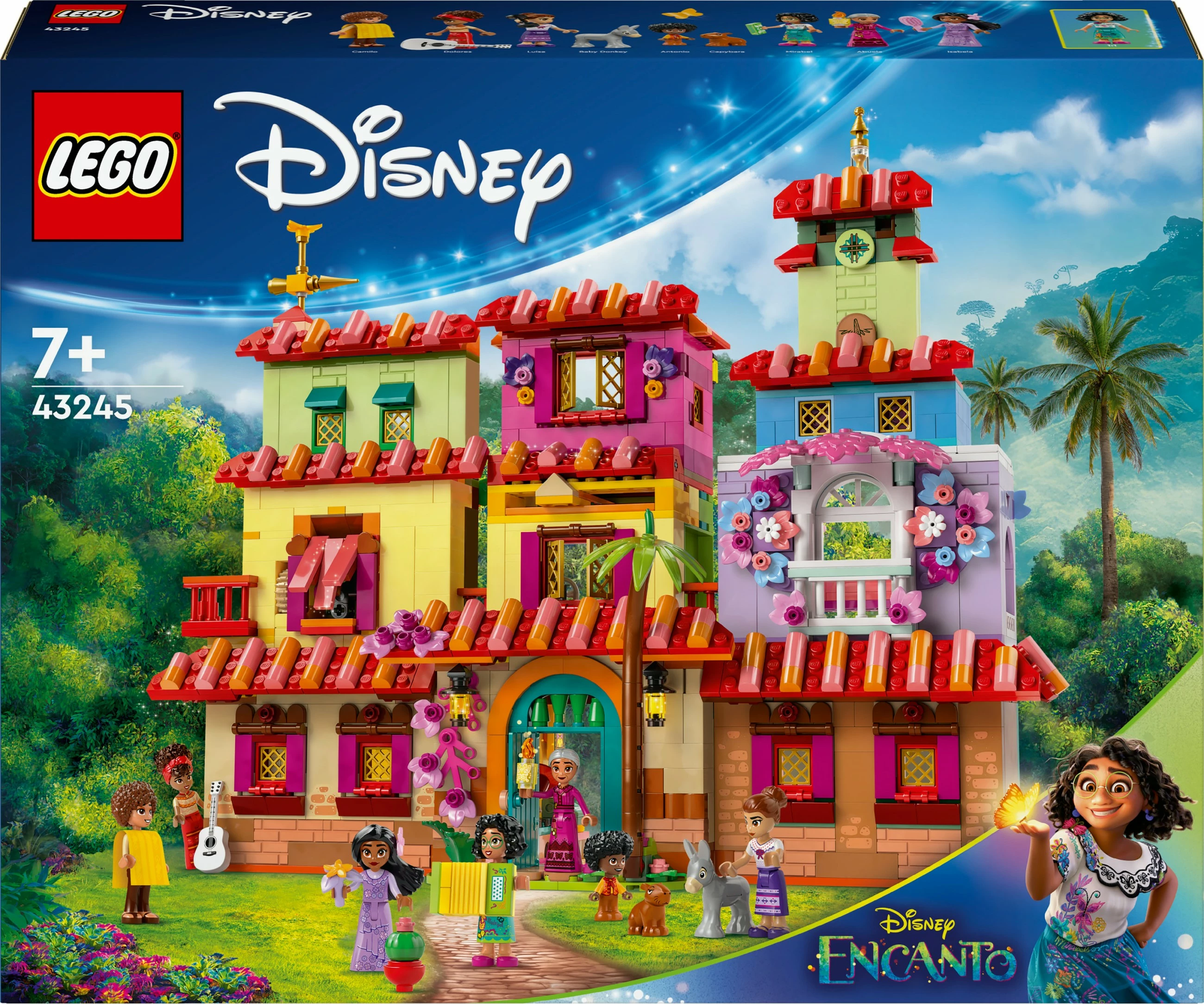 Svetla čarobna hiša Encanto, LEGO Disney 43245