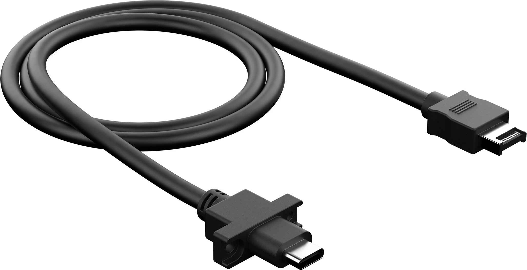 USB-C kabel Fractal Design FD-A-USBC-001, 0,67 m, 10 Gbps, črn