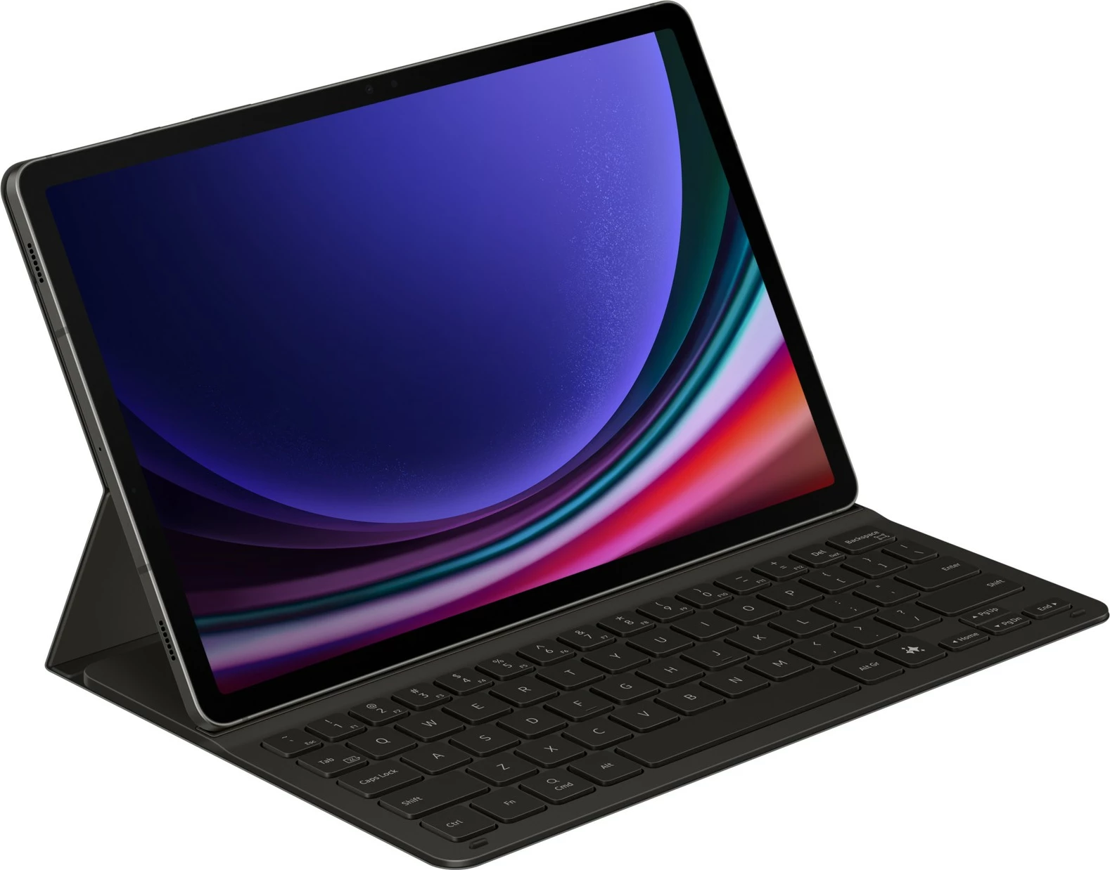 Tastaturni ovitek Galaxy Tab S9 in S9 FE Samsung EF-DX720, QWERTZ, črn