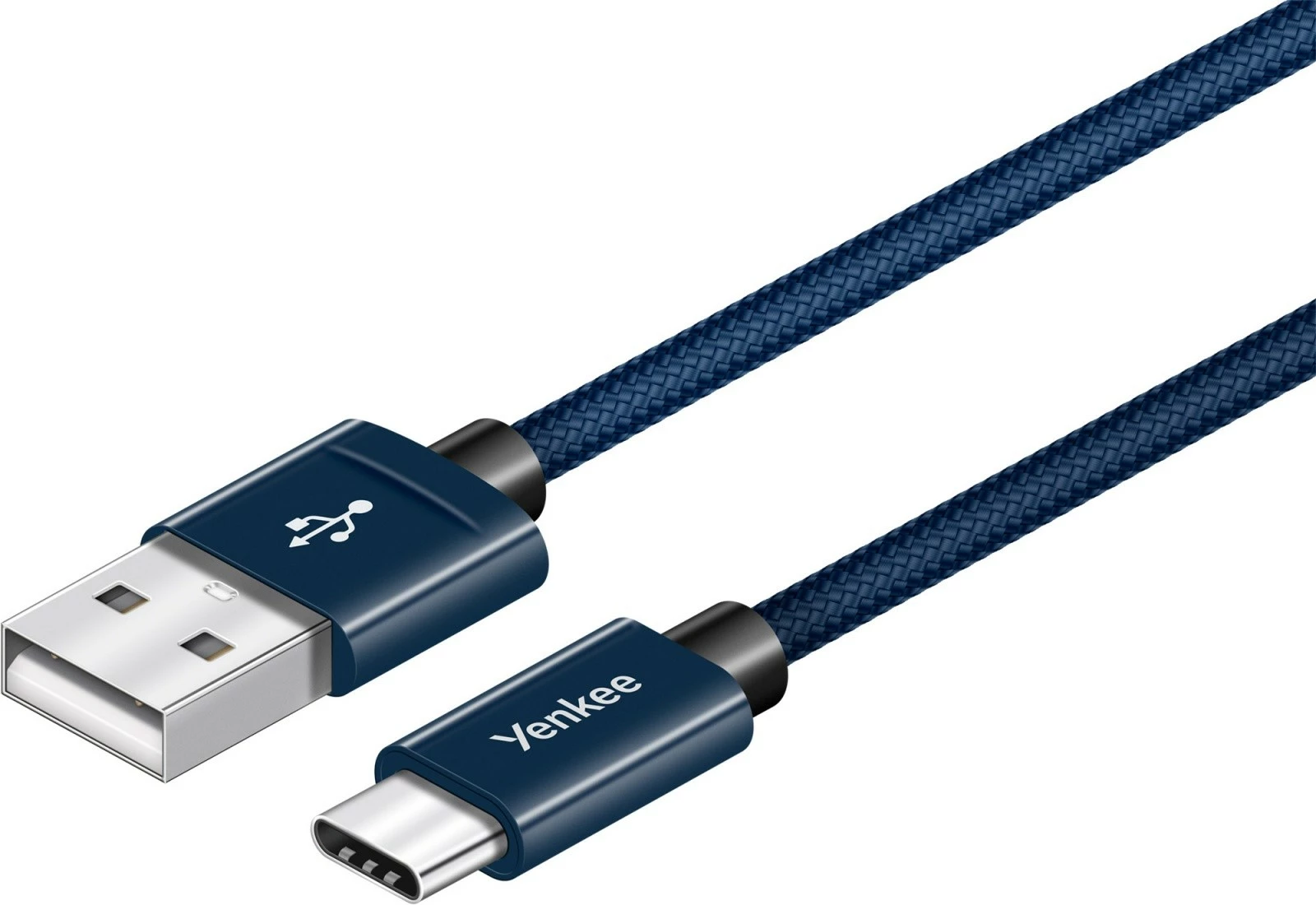 USB kabel A 2.0 na USB Type-C, Yenkee YCU 301BE, 1 m, temno moder